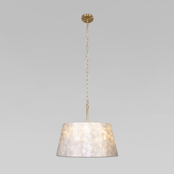 

Подвесной светильник латунь/перламутр Smart Eurosvet Pearl 101013/5 (Умный дом, WiFi, Алиса, голосовое управление), Белый, Pearl 101013/5 латунь/перламутр