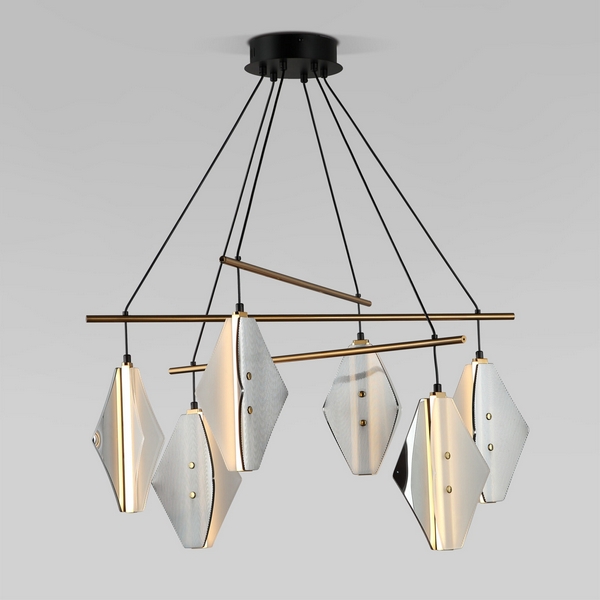 Изображение товара Подвесной светильник Eurosvet Glare 301054 LED латунь современный стиль