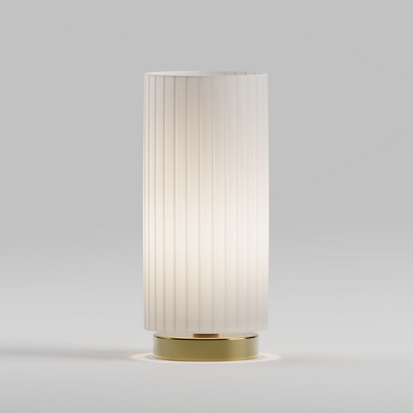 Изображение товара Настольная лампа Eurosvet Kreis 101101 латунь ткань современный дизайн