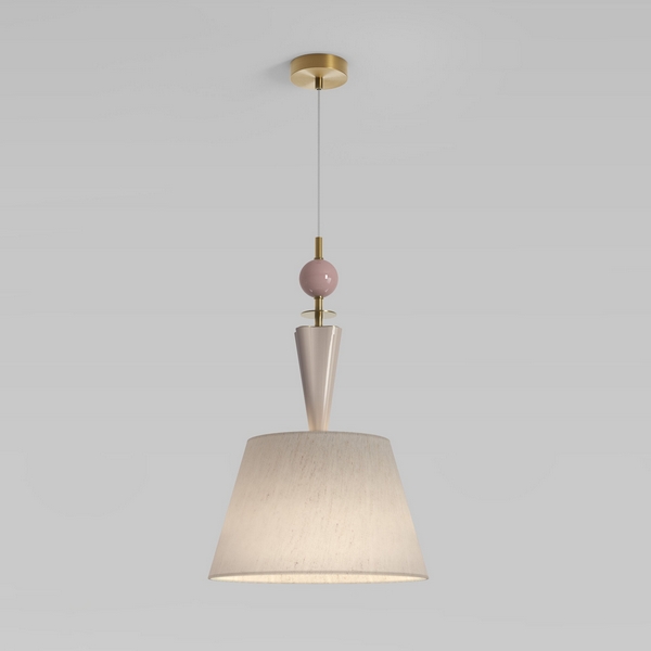 

Подвесной светильник с декором из керамики Eurosvet Teja 104014, Бежевый, Teja 104014