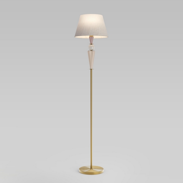 

Торшер с декором из керамики Eurosvet Teja 109014, Бежевый, Teja 109014