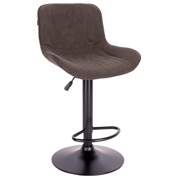 

Барный стул Everprof Grace Black Ткань Темно-коричневый, EP Grace B Fabric Dark Brown