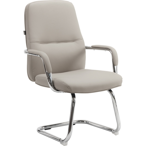 

Кресло для посетителей Everprof Vesta CF Экокожа Бежевый, EP Vesta CF PU Beige