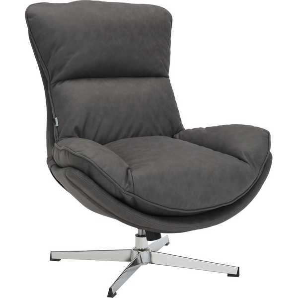 Изображение товара Мягкое кресло Everprof EP Mango F Dark Grey с подголовником и высокой нагрузкой