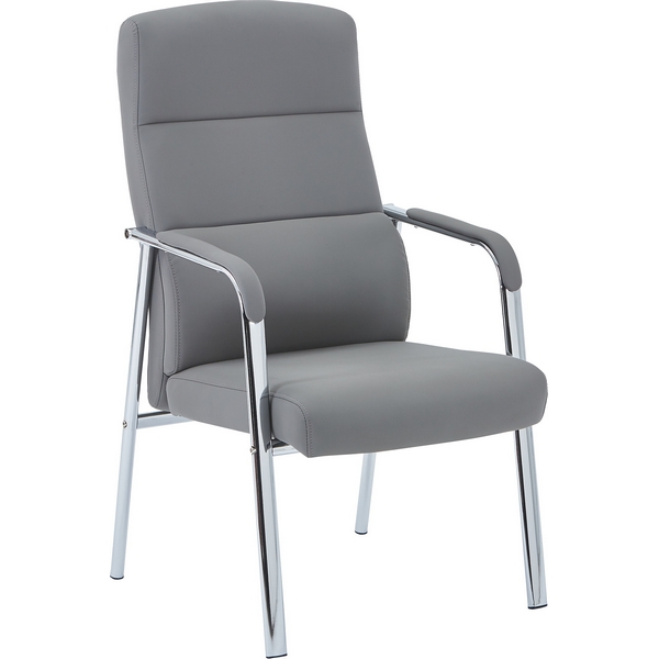 

Кресло компьютерное с тканевой обивкой со стальным каркасом Everprof City экокожа серый EP City PU Grey, City EP City PU Grey