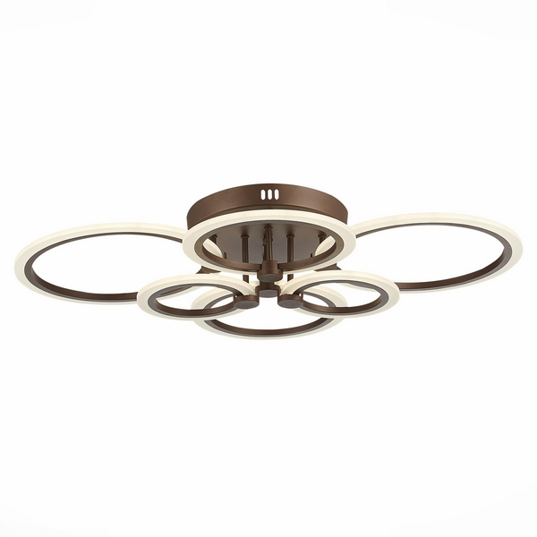 

Потолочная люстра светодиодная диммируемая с пультом Cerina SLE500572-06 (EvoLed), Коричневый, Cerina SLE500572-06