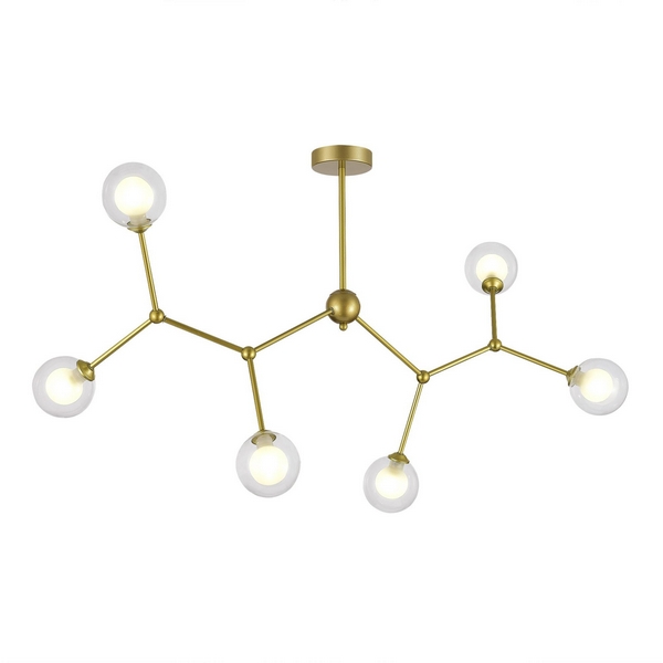 

Потолочная люстра на штанге Evoluce Arcus SLE1106-203-06 Золотистый/Прозрачный, Белый G9 6*5W, Arcus SLE1106-203-06