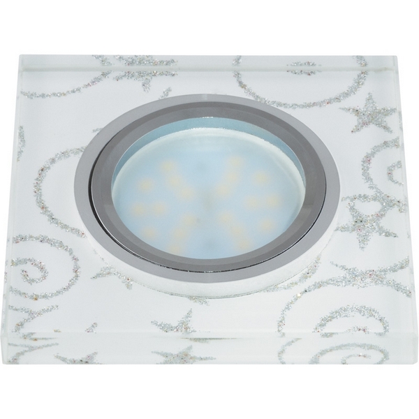 

Встраиваемый светильник DLS-P203 GU5.3 CHROME/WHITE Fametto Peonia, Белый, Peonia DLS-P203 GU5.3 CHROME/WHITE