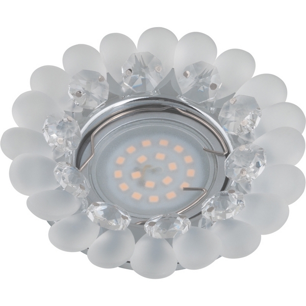 

Встраиваемый светильник DLS-P120 GU5.3 CHROME/CLEAR Fametto Peonia, Прозрачный, Peonia DLS-P120 GU5.3 CHROME/CLEAR