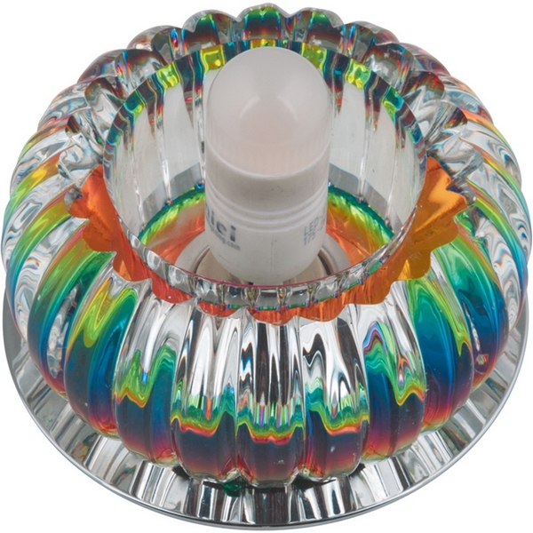 

Встраиваемый светильник DLS-F115 CHROME/RAINBOW Fametto Fiore G9, Fiore DLS-F115 G9 CHROME/RAINBOW