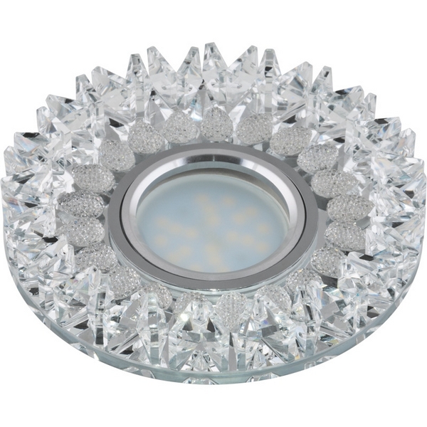 

Встраиваемый светильник DLS-P101 GU5.3 CHROME/CLEAR Fametto Peonia, Прозрачный, Peonia DLS-P101 GU5.3 CHROME/CLEAR