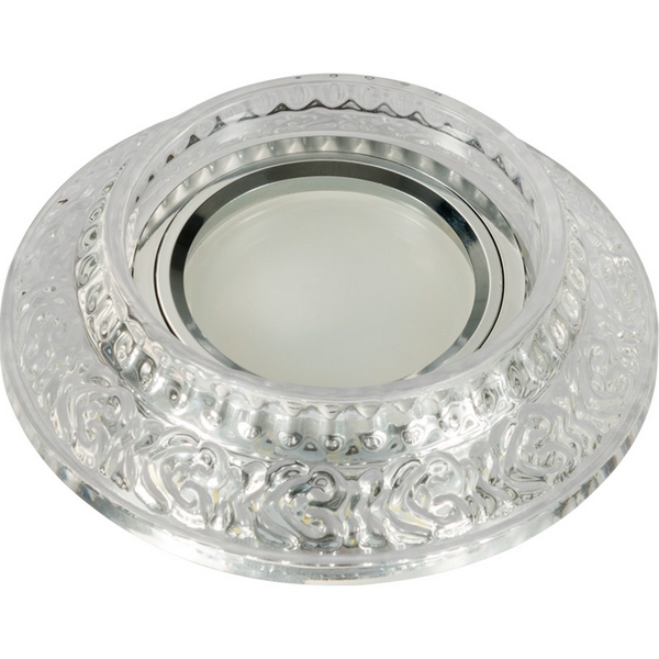 

Встраиваемый светильник со светодиодной подсветкой DLS-L105 GU5.3 CHROME/CLEAR Fametto Luciole, Прозрачный, Luciole DLS-L105 GU5.3 CHROME/CLEAR