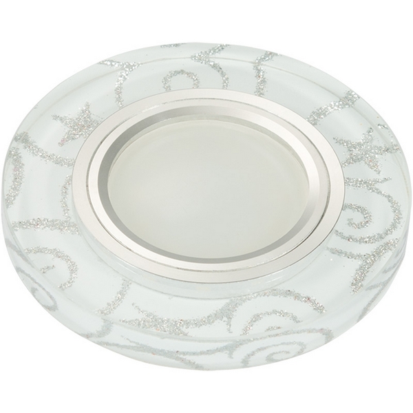 

Встраиваемый светильник круглый со светодиодной подсветкой DLS-L202 GU5.3 CHROME/WHITE Fametto Luciole, Белый, Luciole DLS-L202 GU5.3 CHROME/WHITE