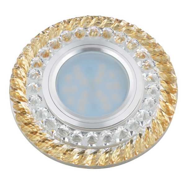 

Встраиваемый светильник со светодиодной подсветкой DLS-L132 GU5.3 CHROME/GOLD Fametto Luciole, Золото, Luciole DLS-L132 GU5.3 CHROME/GOLD