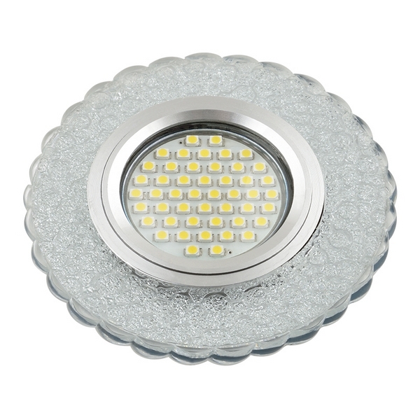 

Встраиваемый светильник со светодиодной подсветкой DLS-L140 GU5.3 GLASSY/CLEAR Fametto Luciole, Прозрачный, Luciole DLS-L140 GU5.3 GLASSY/CLEAR