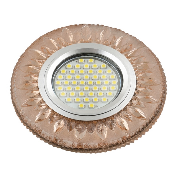 

Встраиваемый светильник со светодиодной подсветкой DLS-L141 GU5.3 GLASSY/LIGHT Fametto Luciole TEA, Бежевый, Luciole DLS-L141 GU5.3 GLASSY/LIGHT TEA