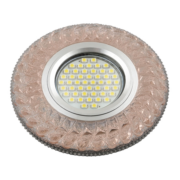 

Встраиваемый светильник со светодиодной подсветкой DLS-L144 GU5.3 GLASSY/LIGHT Fametto Luciole TEA, Бежевый, Luciole DLS-L144 GU5.3 GLASSY/LIGHT TEA