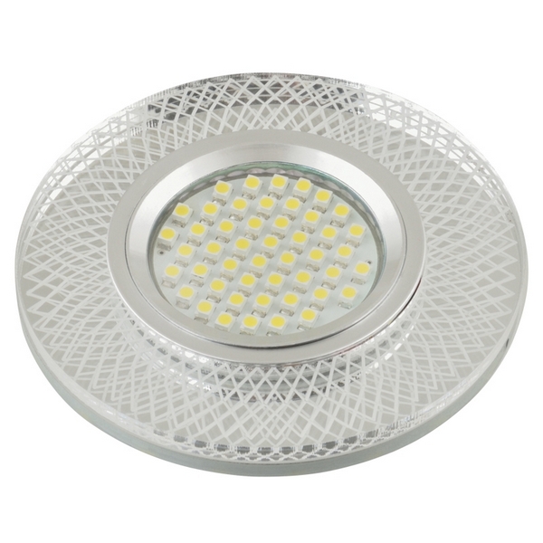 

Встраиваемый светильник со светодиодной подсветкой DLS-L153 GU5.3 GLASSY/CLEAR 3D Fametto Luciole, Прозрачный, Luciole DLS-L153 GU5.3 GLASSY/CLEAR 3D