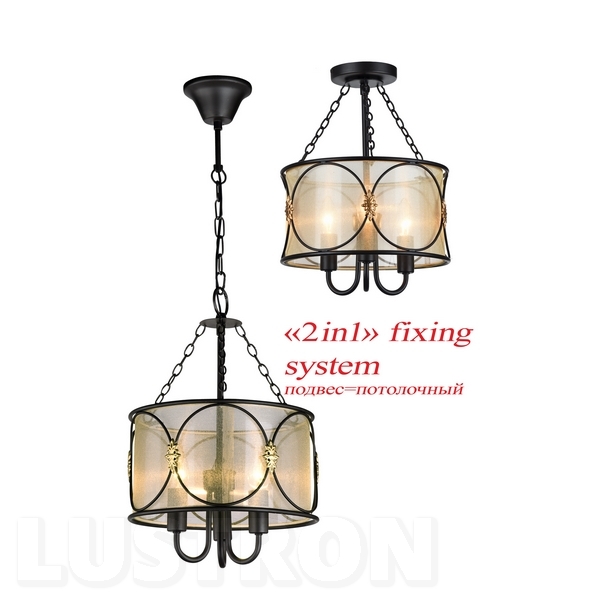 

Люстра 2 в 1 подвесная/потолочная Dubai 1579-3PC (Favourite), Коричневый, Dubai 1579-3PC