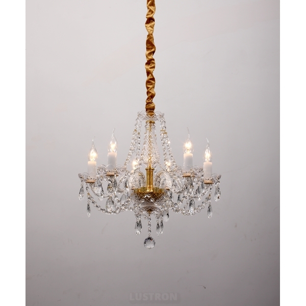 

Хрустальная люстра Favourite Simone 1736-6P подсвечник, Прозрачный, Simone 1736-6P