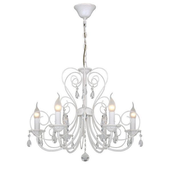 

Подвесная люстра с хрусталем F-Promo Versailles 2157-6P, Белый, Versailles 2157-6P