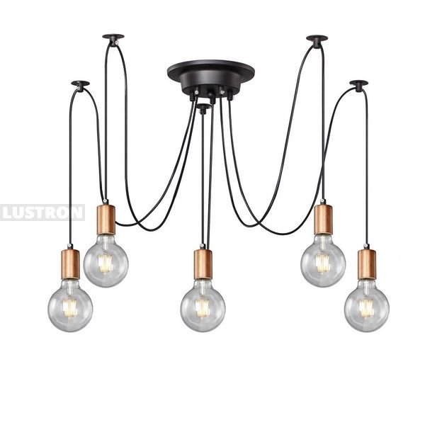 

Подвесной светильник паук F-Promo Futuro 2167-5U, Черный, Futuro 2167-5U