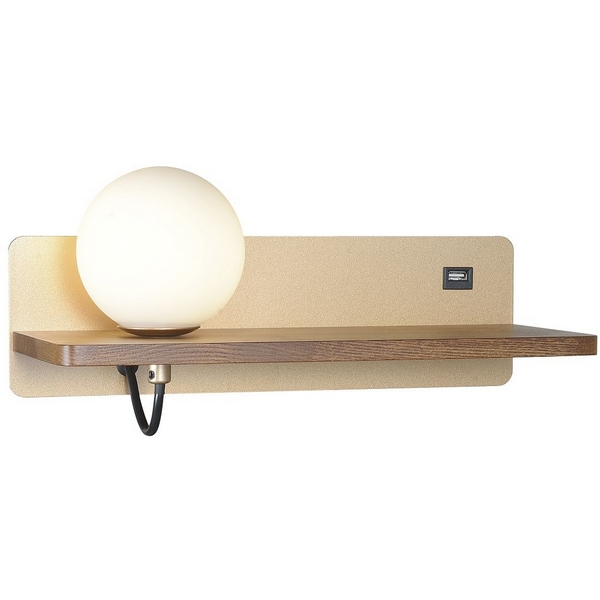 

Бра светодиодное с USB Favourite Lunaris 2893-1W, Золото, Lunaris 2893-1W