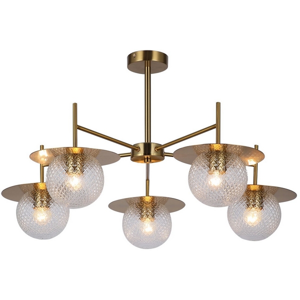 

Потолочная люстра на штанге F-Promo Roshni 3049-5P, Прозрачный, Roshni 3049-5P