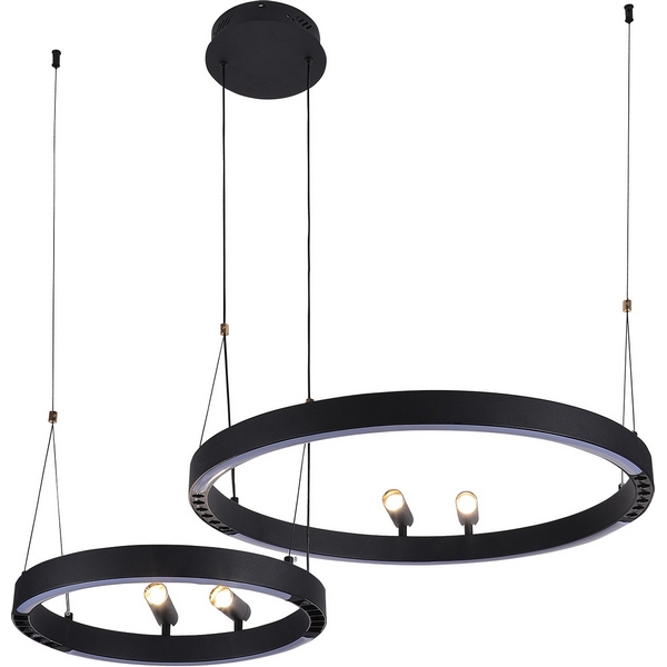 

Подвесной светильник LED со спотами F-Promo Slinga 4474-2P кольцо, Черный, Slinga 4474-2P