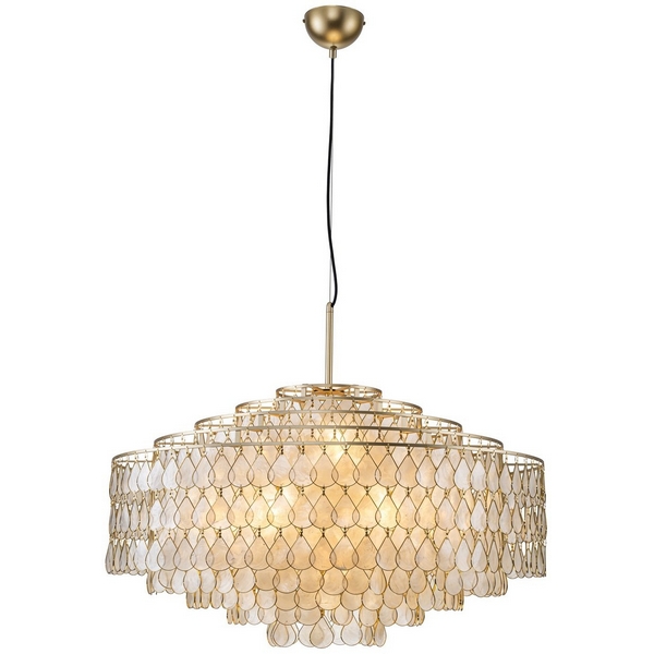 Изображение товара Подвесная люстра Favourite Mollitia 4763-10P стиль модерн золотой цвет 10 ламп