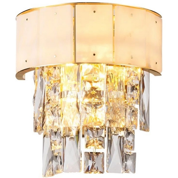 Изображение товара Favourite Raffinato 4783-2W подвесная люстра светильник с хрусталем и мрамором