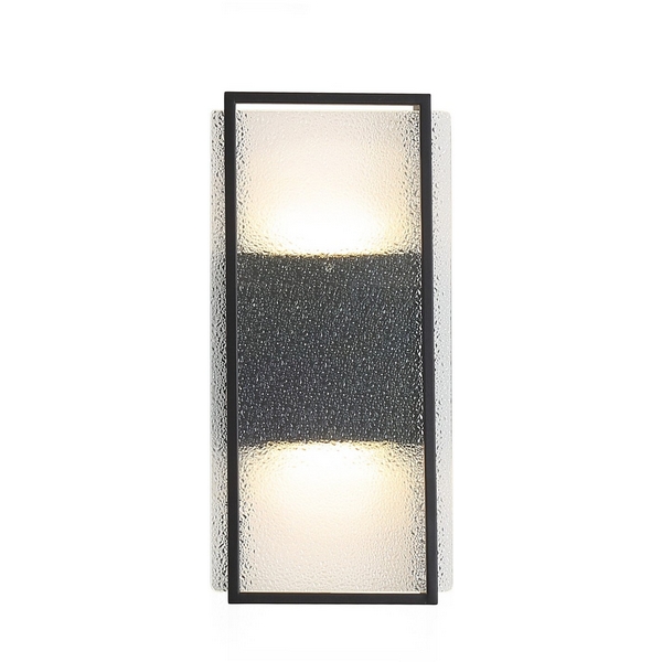 

Настенный уличный светильник Favourite Powder 4826-2W 2xLEDx8W 3000K IP65, Черный, Powder 4826-2W