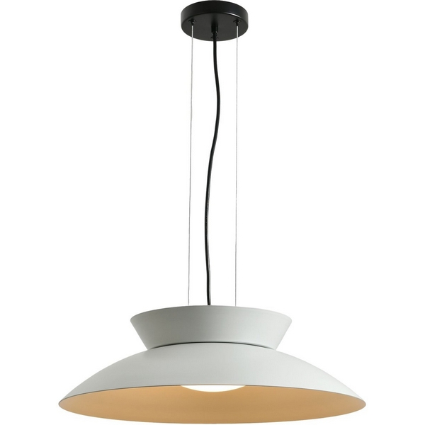 Изображение товара Подвесной светильник Favourite Salver 4842-1P LED с регулируемой высотой и белым плафоном