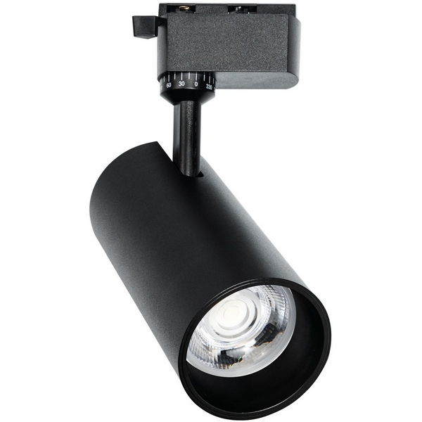 

Трековый светильник однофазный светодиодный Favourite Practica 4865-1U LEDx10/20/30W 220V 853/1391/2032LM 3000-6000K, Черный, Practica 4865-1U