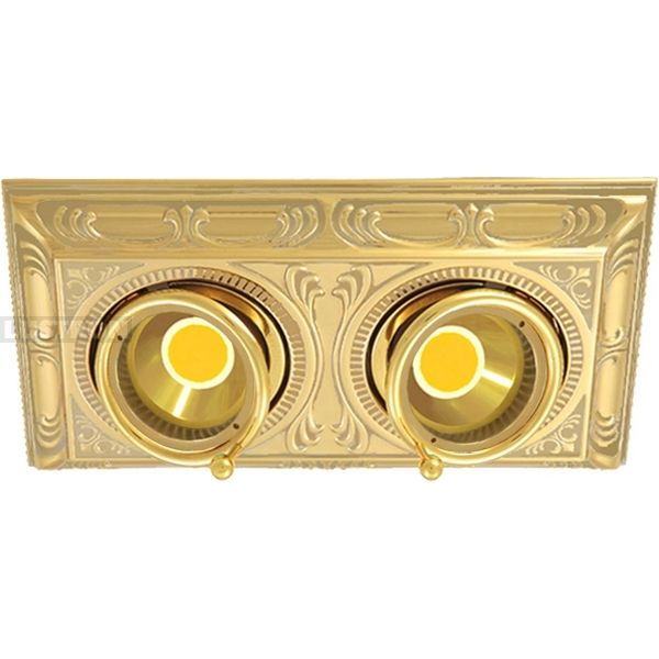 

Встраиваемый точечный светильник Fede Siena Square FD1025COB, Золото, Siena Square FD1025COB