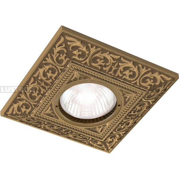 

Встраиваемый точечный светильник Fede Square FD1125CPB, Бронза, Square FD1125CPB