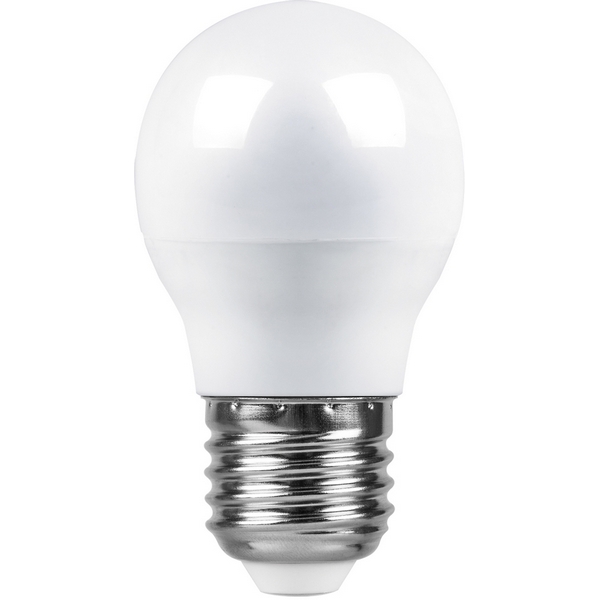 

Лампочка светодиодная груша E27 7W 6400K 560lm Feron 25483, f_25483