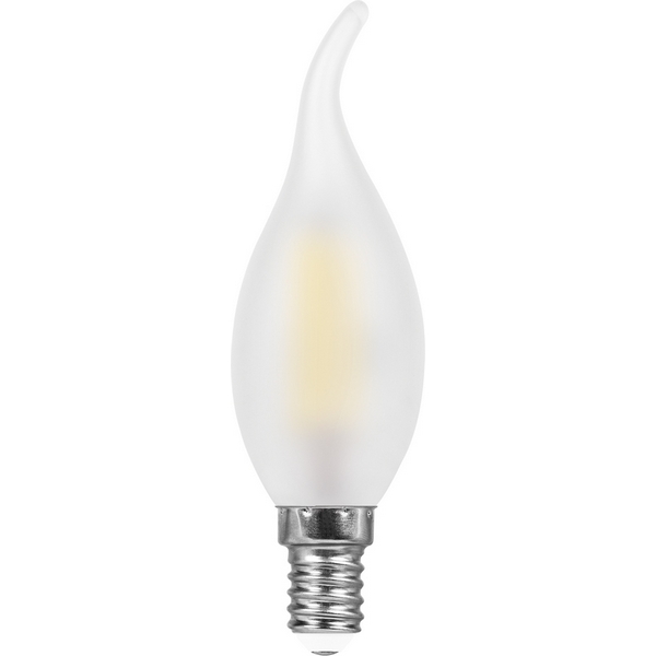 

Лампочка светодиодная филаментная на ветру E14 5W 2700K 510lm Feron 25649, f_25649
