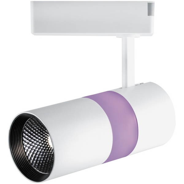 

Трековый светильник однофазный 220V светодиодный с LED подсветкой 32454 IP40 (Feron), Белый, 32454
