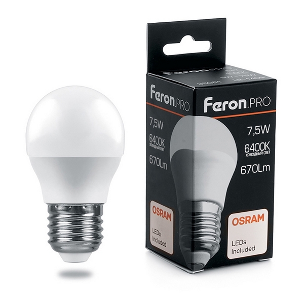 

Лампочка светодиодная Feron 38076, 38076