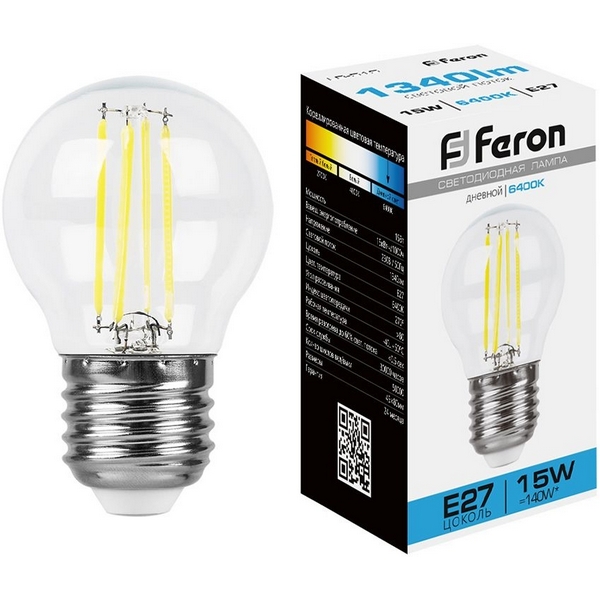 

Лампа светодиодная Feron 38254 LB-515 E27 15W 6400K, LB-515 38254