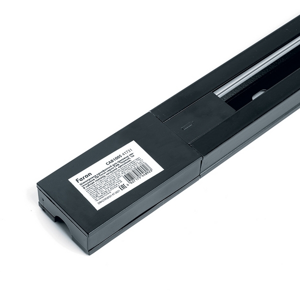 

Шинопровод однофазных накладной, черный, 3м. Feron CAB1005 41733, CAB1005 41733