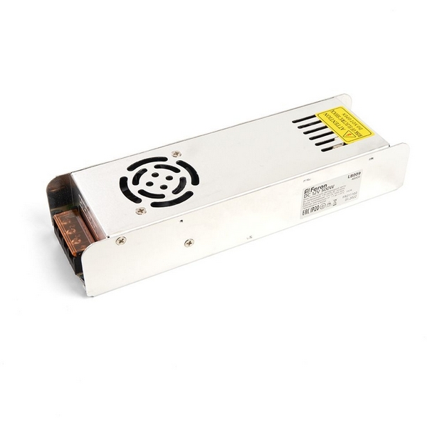 

Трансформатор для светодиодной ленты 500W 12V (драйвер) Feron LB009 48009, 48009