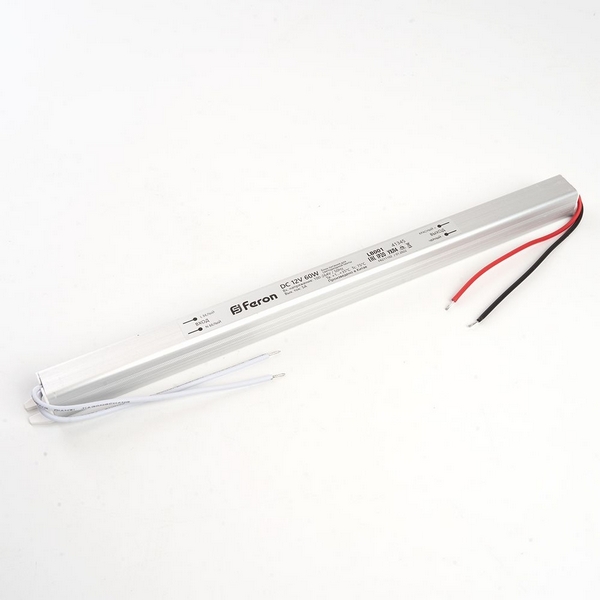 

Трансформатор для светодиодной ленты 72W 12V (драйвер) Feron LB001 48015, 48015