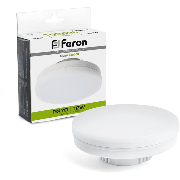 

Лампа светодиодная Feron 48301 LB-471 GX70 12W 4000K, 48301