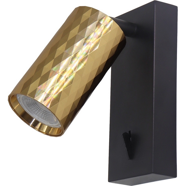 

Спот Feron ML1880 PRISM 48671 35W, GU10, золото и чёрный, 48671