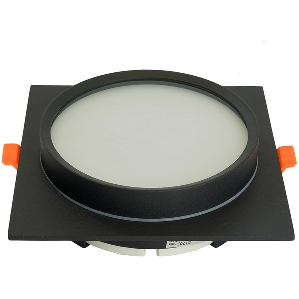 

Светильник потолочный встраиваемый Feron DL705 51108, Черный, DL705 51108