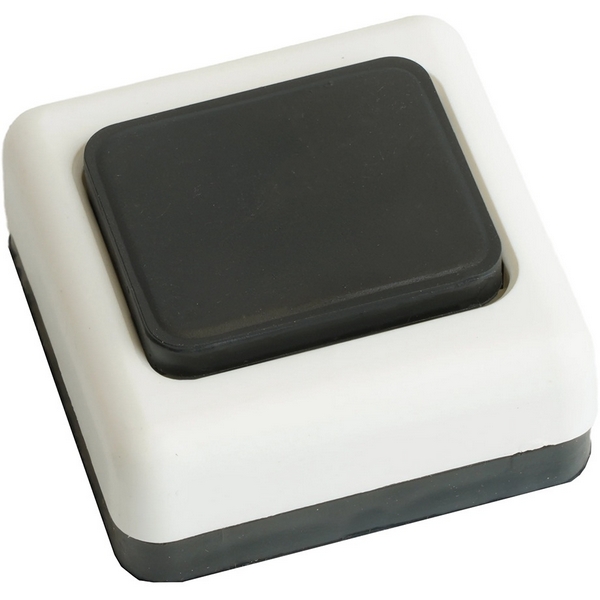 Изображение товара Выключатель-кнопка для проводного звонка Feron DB-104 черно-белый, IP20