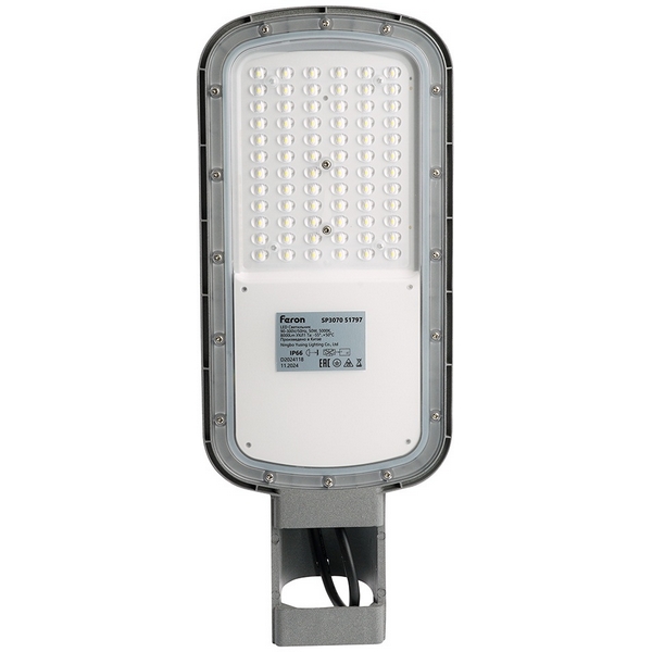 Изображение товара Светодиодный уличный консольный светильник Feron SP3070 50 Вт IP67 для улиц сада и дачи