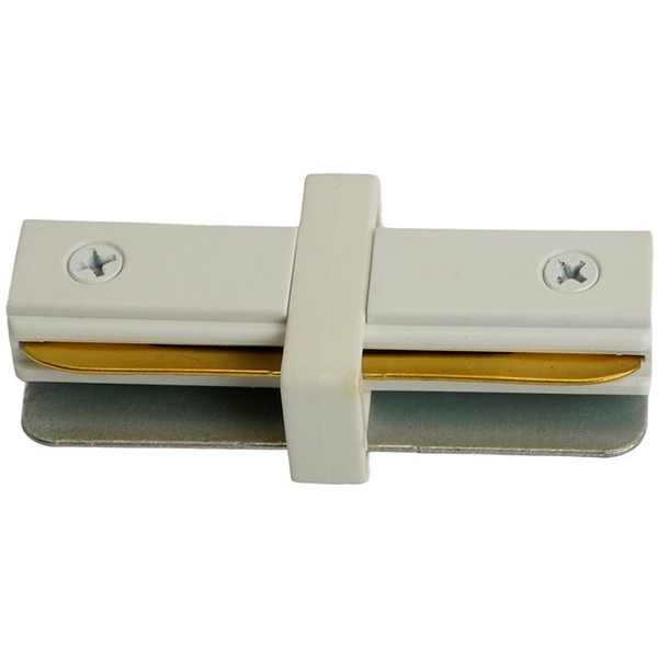 

Коннектор прямой однофазный для шинопровода белый Feron LD1020 51897, LD1020 51897